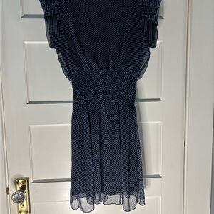 Bar III Blue Sleeveless Sundress Mini